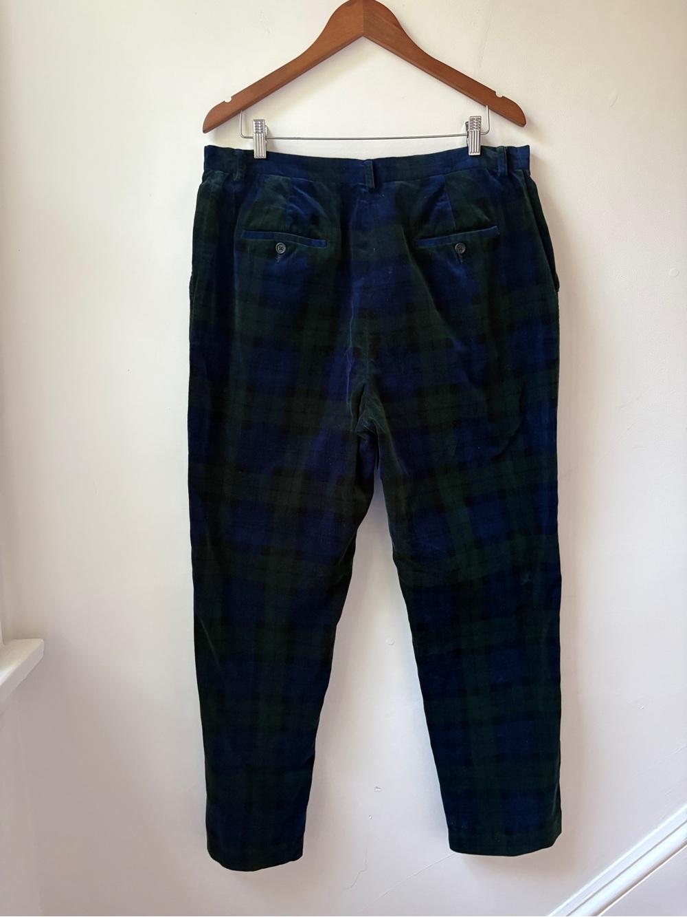 RLR Velvet Blackwatch Plaid Pants - Picture 3 of 14